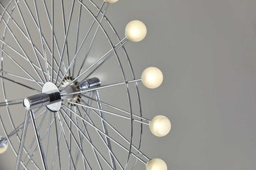 Chrome Ferris Wheel Lamp